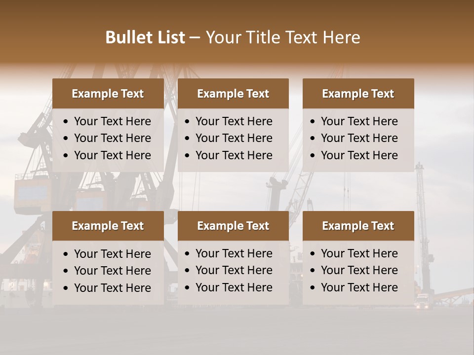Fish Wheat Industry PowerPoint Template