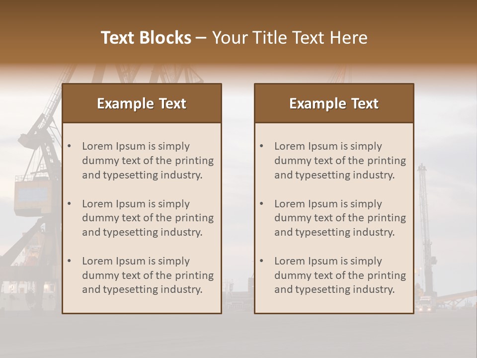 Fish Wheat Industry PowerPoint Template