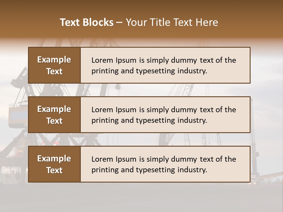 Fish Wheat Industry PowerPoint Template
