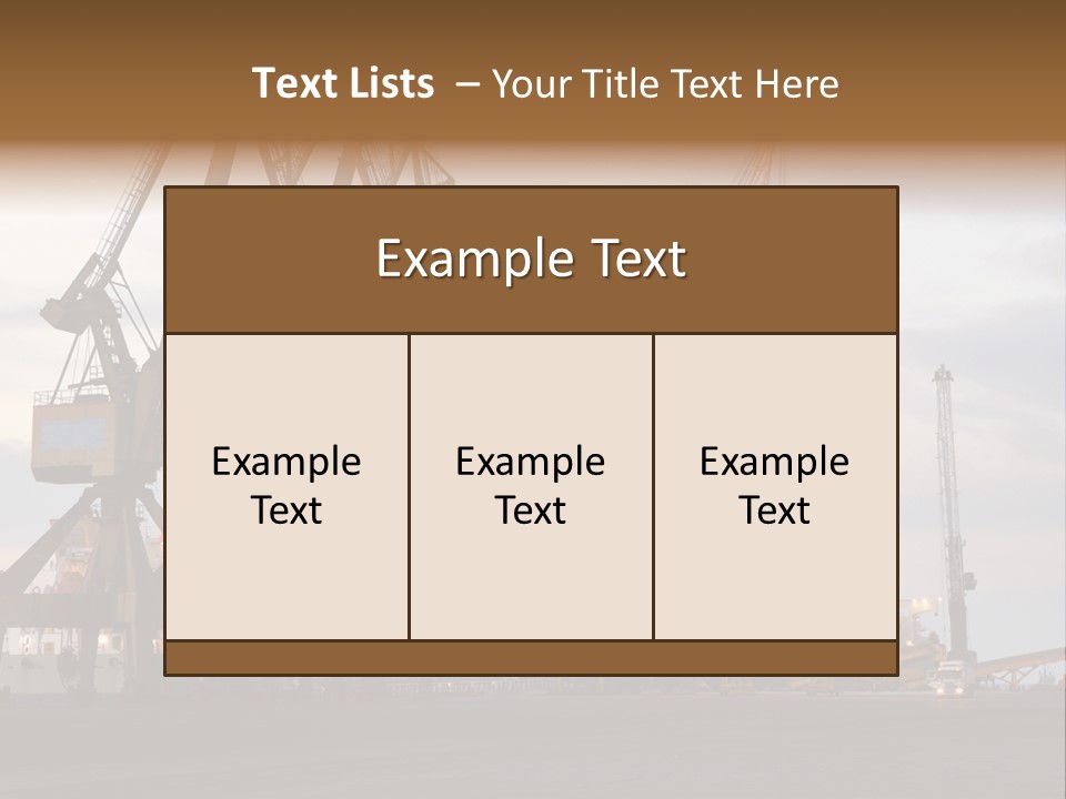 Fish Wheat Industry PowerPoint Template