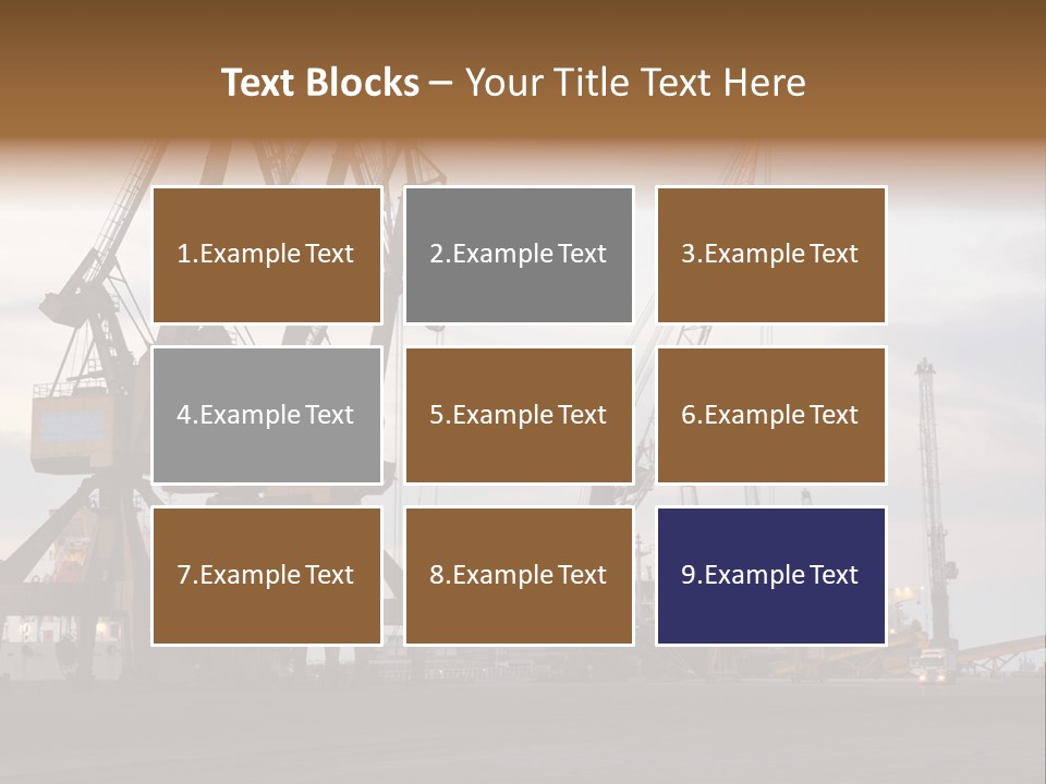 Fish Wheat Industry PowerPoint Template