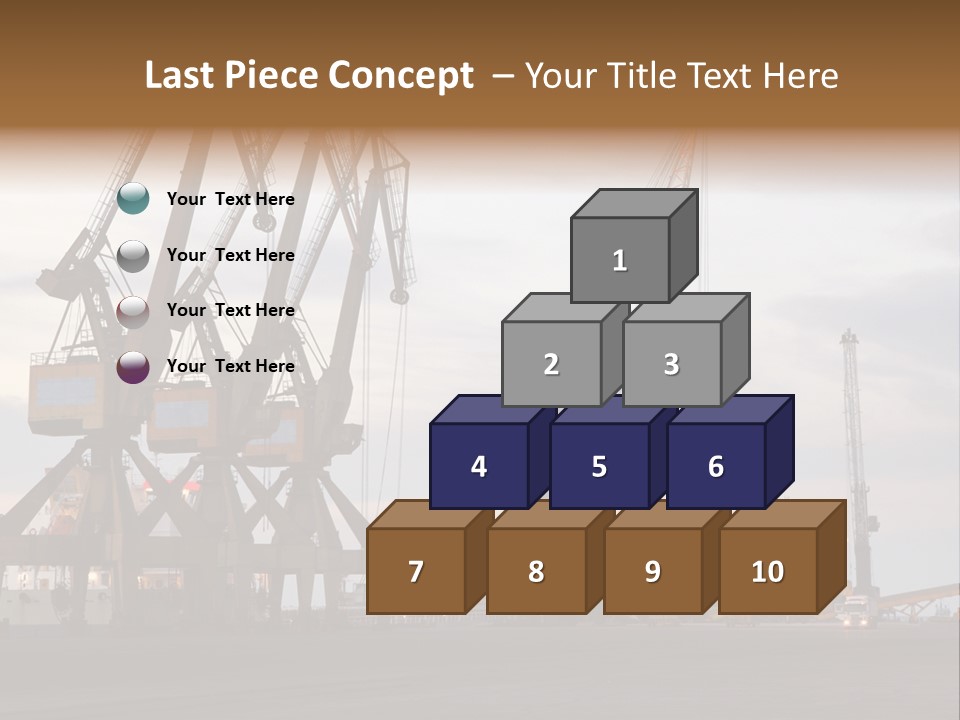 Fish Wheat Industry PowerPoint Template
