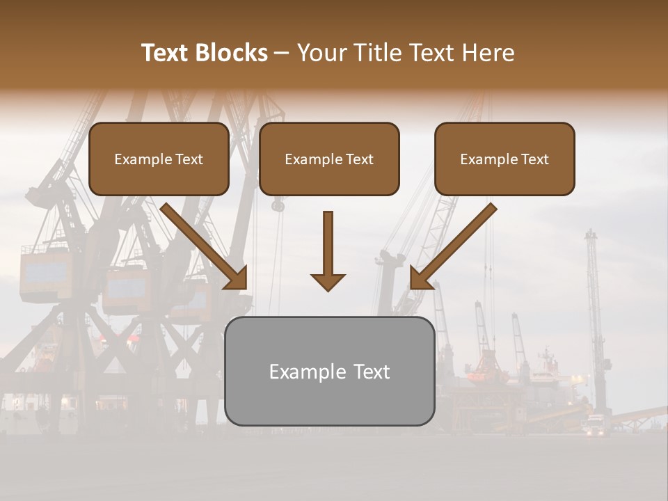 Fish Wheat Industry PowerPoint Template