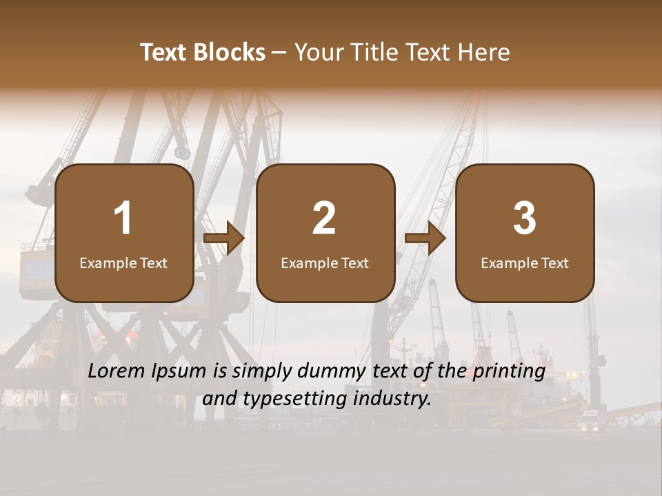 Fish Wheat Industry PowerPoint Template