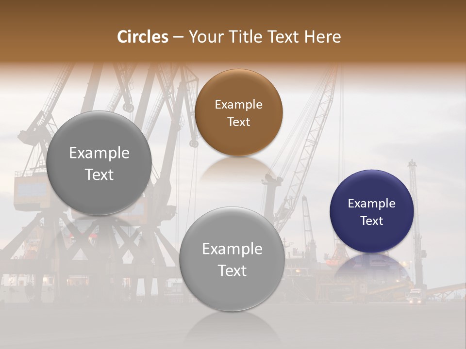 Fish Wheat Industry PowerPoint Template