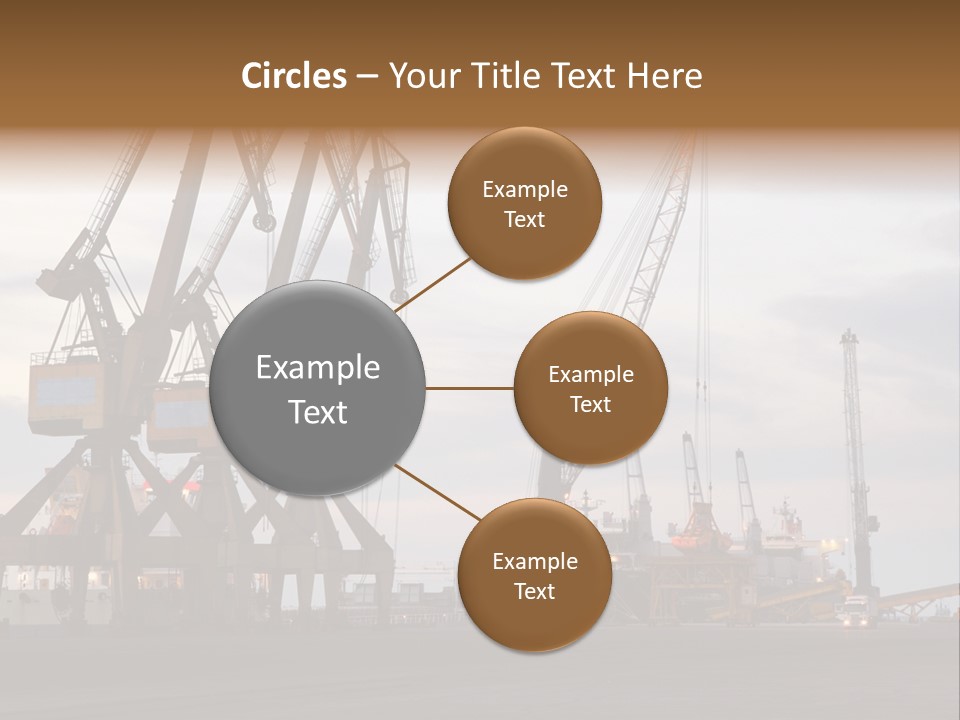 Fish Wheat Industry PowerPoint Template