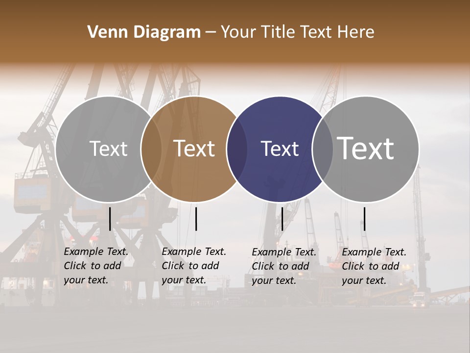 Fish Wheat Industry PowerPoint Template