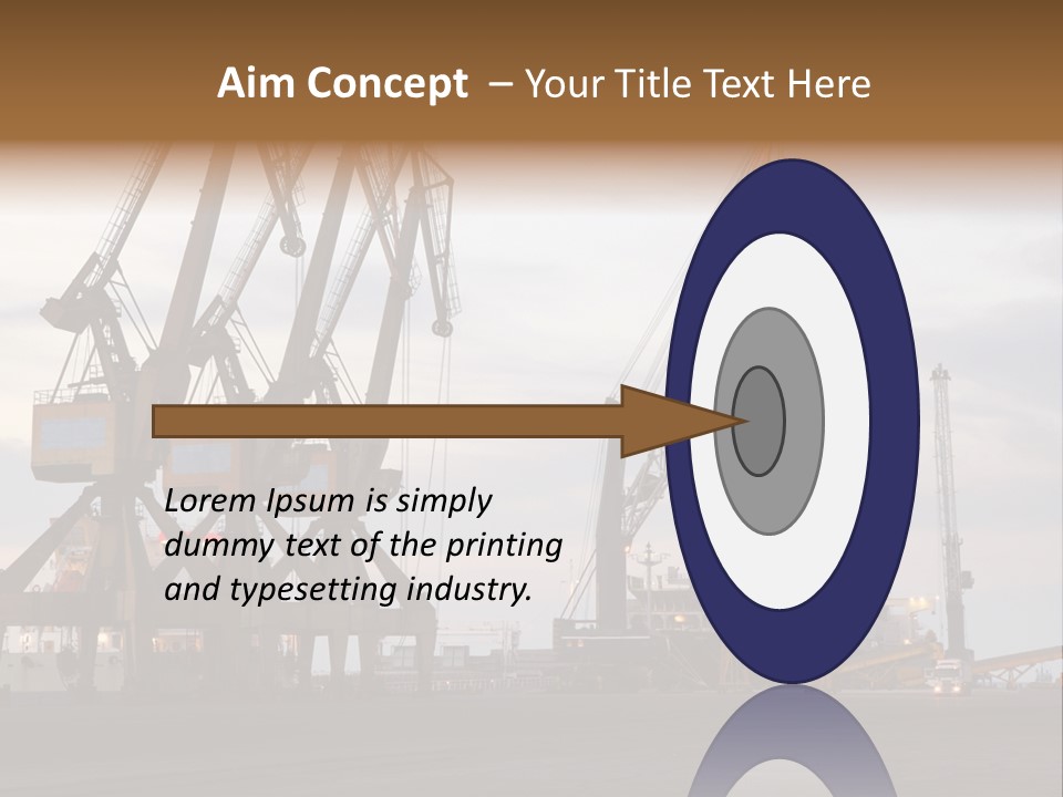 Fish Wheat Industry PowerPoint Template