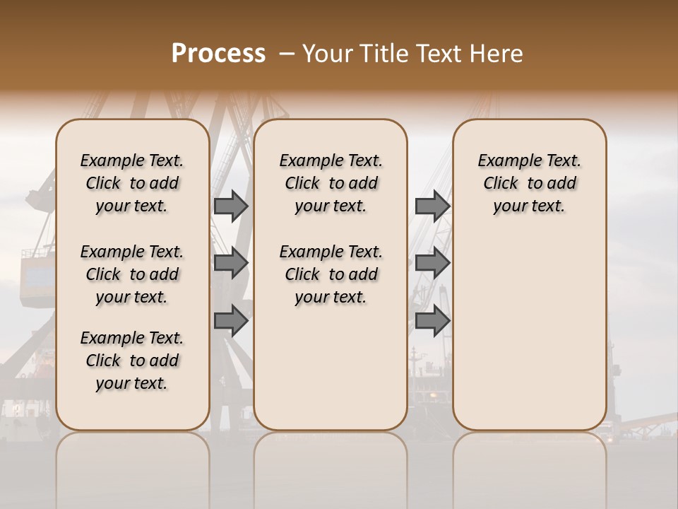 Fish Wheat Industry PowerPoint Template