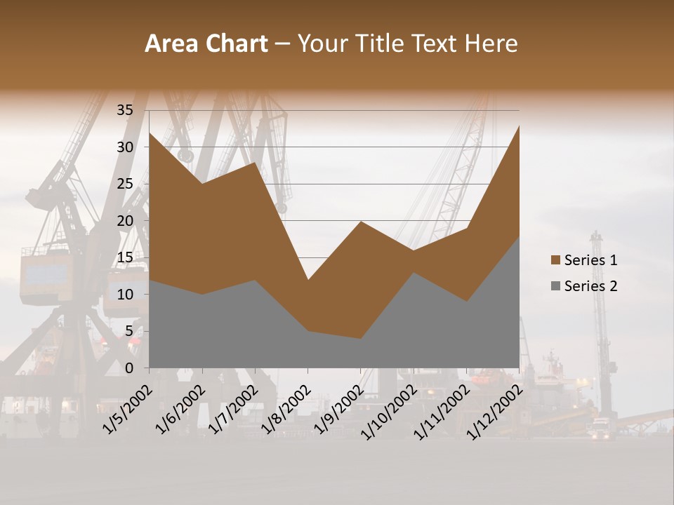Fish Wheat Industry PowerPoint Template
