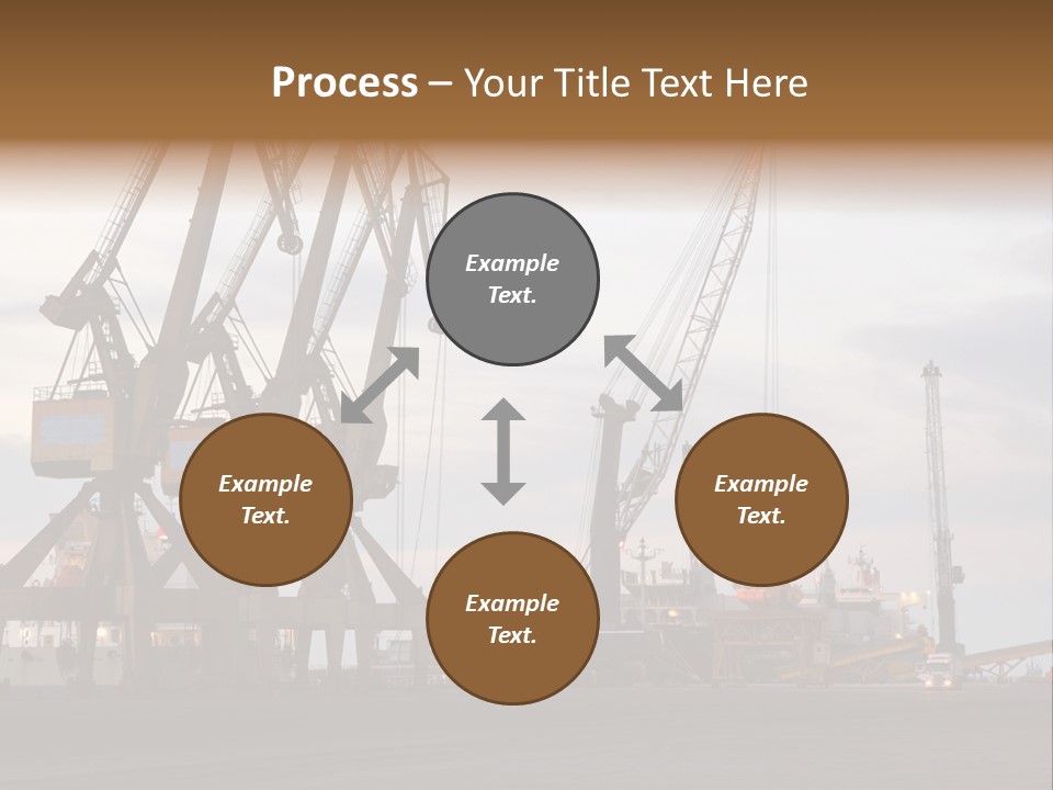 Fish Wheat Industry PowerPoint Template
