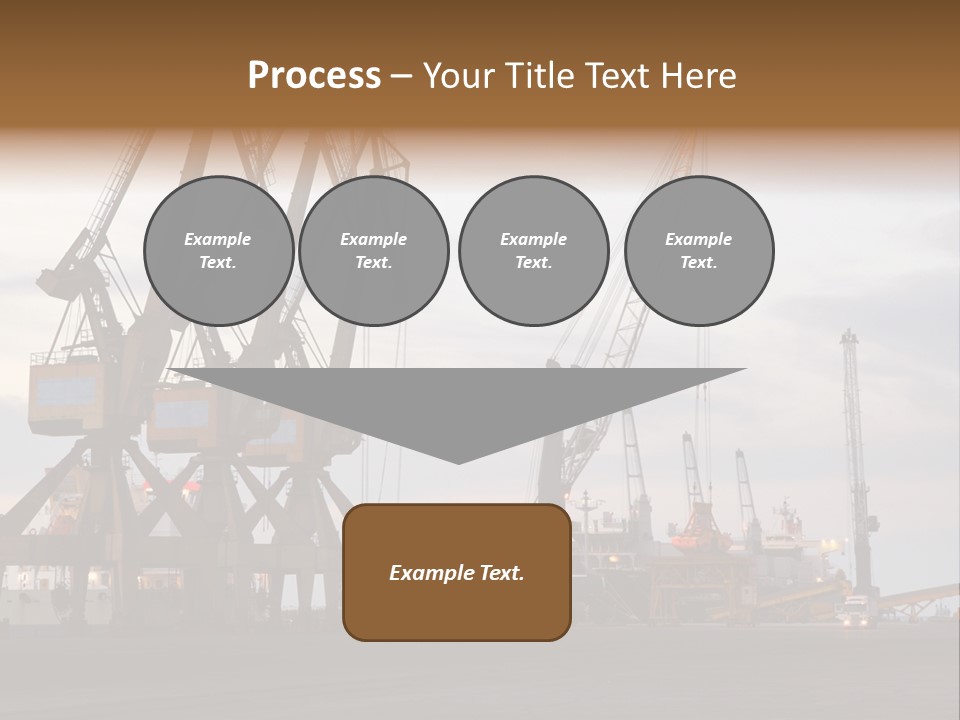 Fish Wheat Industry PowerPoint Template