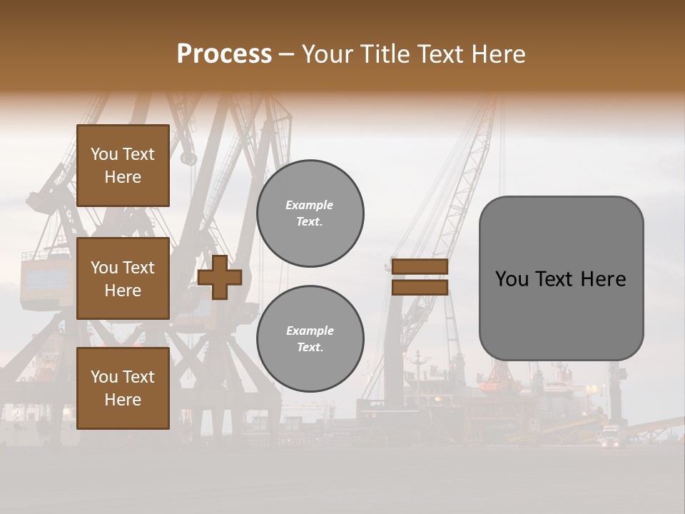 Fish Wheat Industry PowerPoint Template