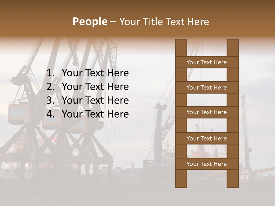 Fish Wheat Industry PowerPoint Template