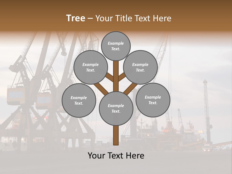 Fish Wheat Industry PowerPoint Template