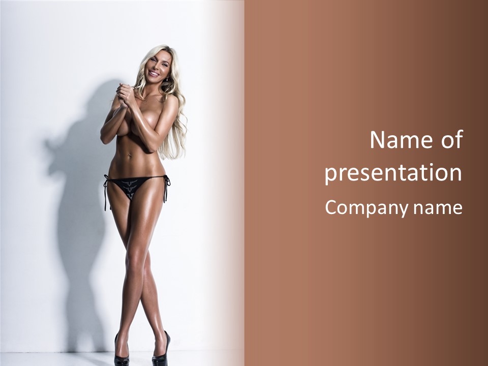 Dietary Glamour Drops PowerPoint Template