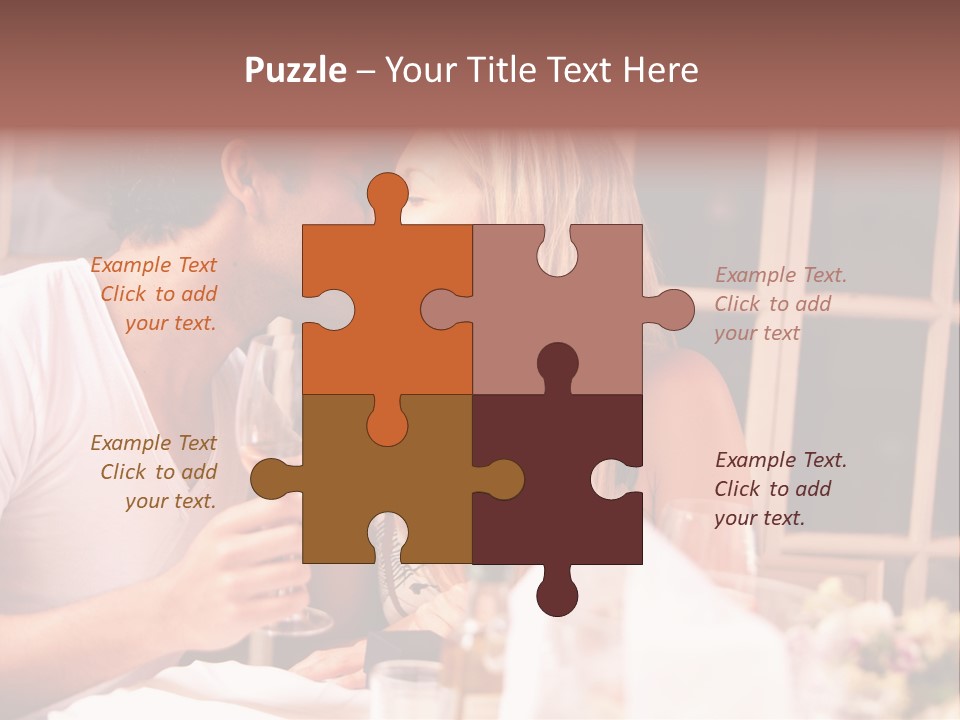 Romatic Couple PowerPoint Template