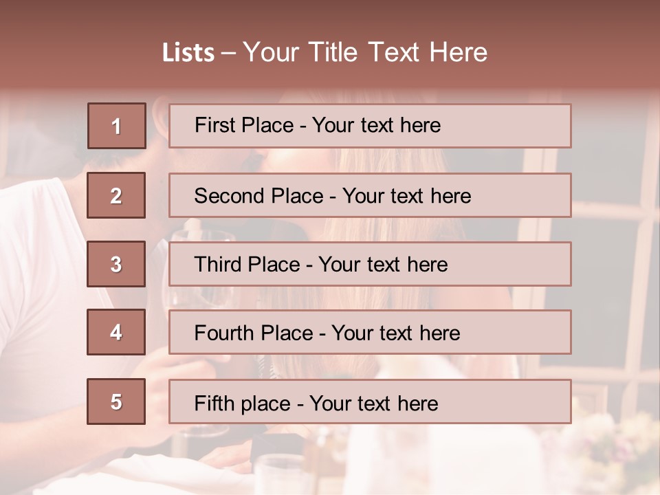 Romatic Couple PowerPoint Template