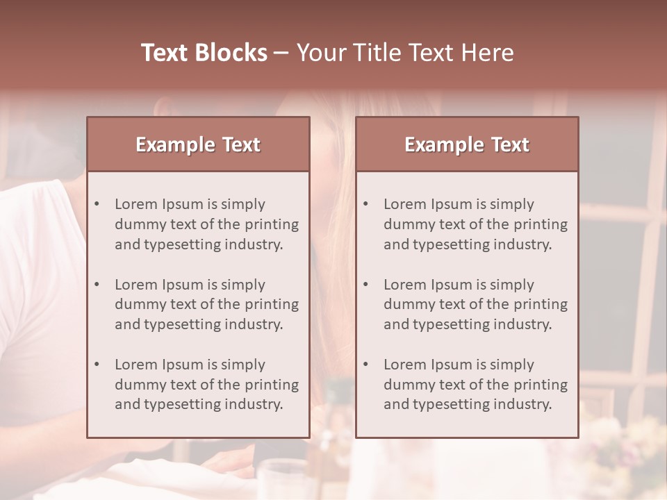 Romatic Couple PowerPoint Template