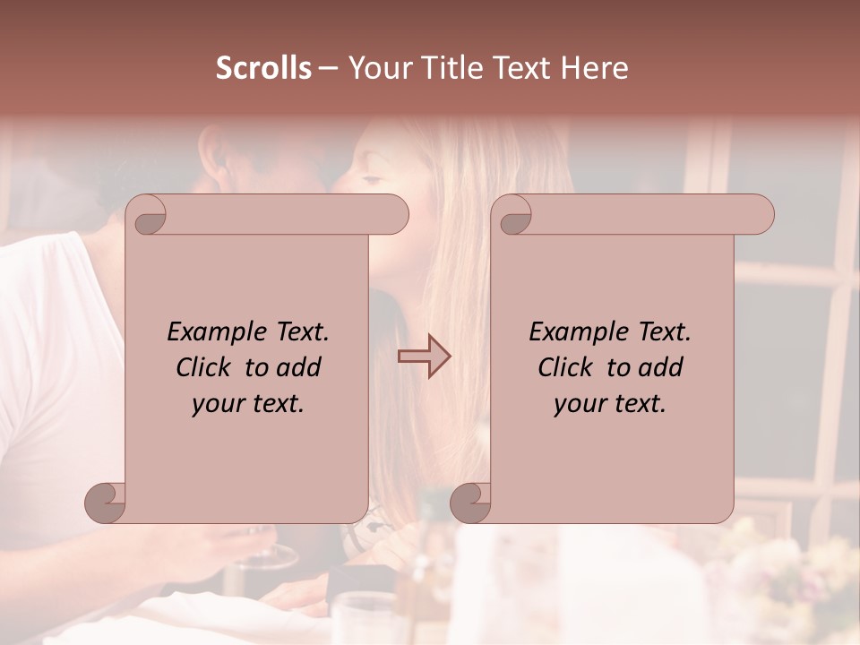 Romatic Couple PowerPoint Template