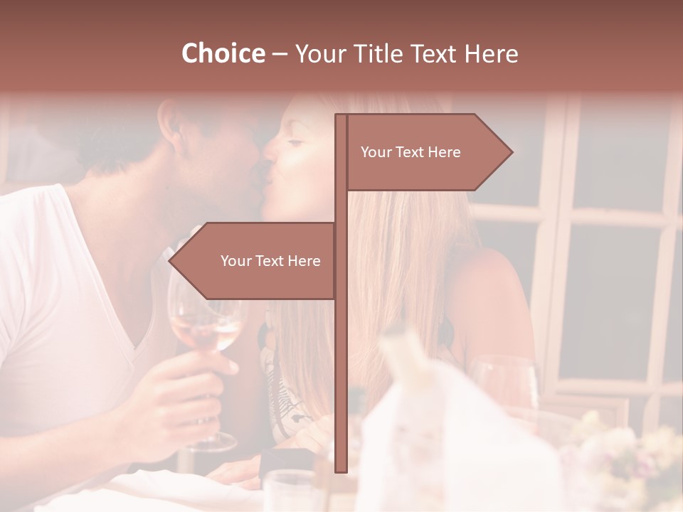 Romatic Couple PowerPoint Template