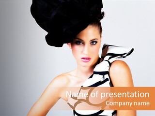 Fashion Stylish Couture PowerPoint Template