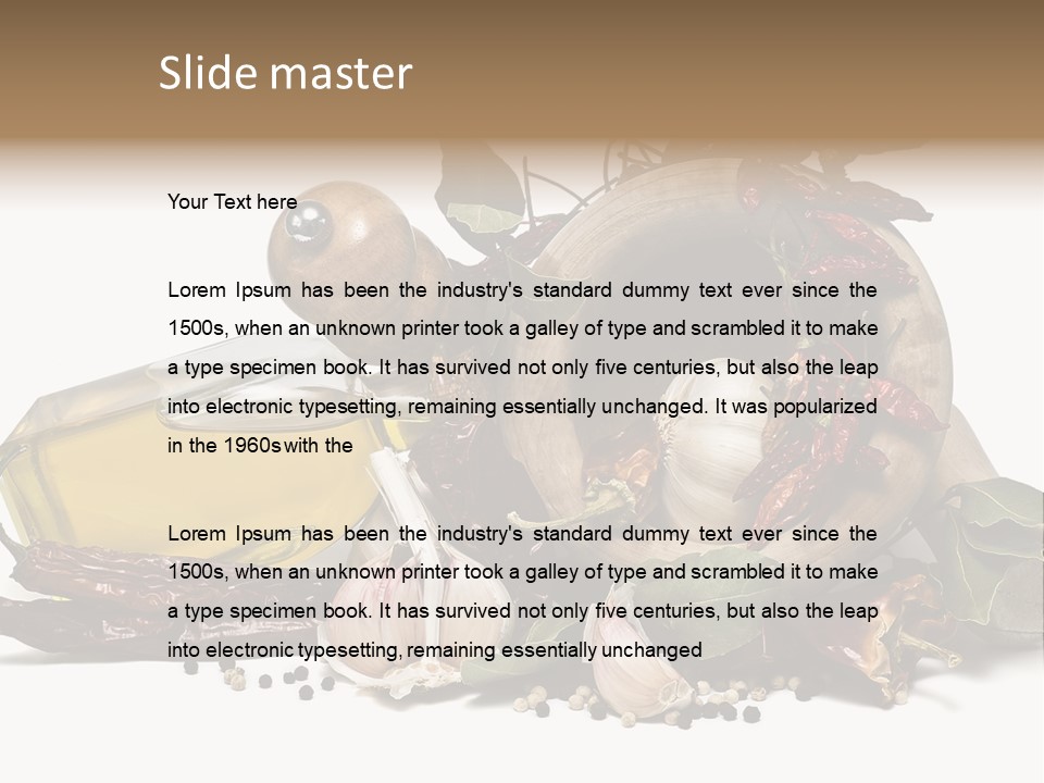 Garlic PowerPoint Template