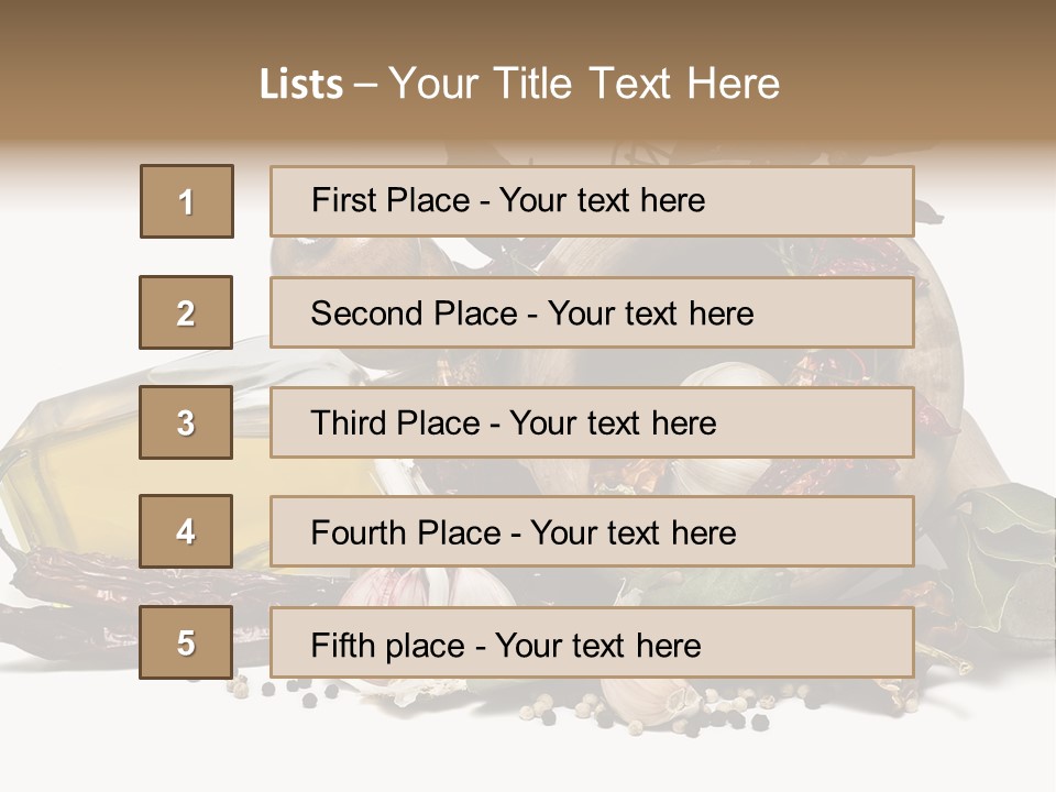 Garlic PowerPoint Template