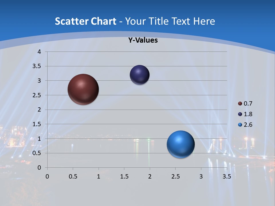Night City Lights PowerPoint Template