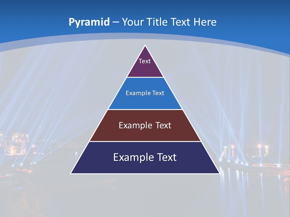 Night City Lights PowerPoint Template