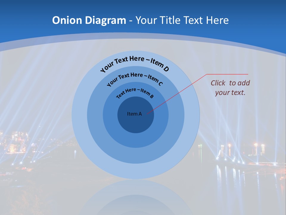 Night City Lights PowerPoint Template