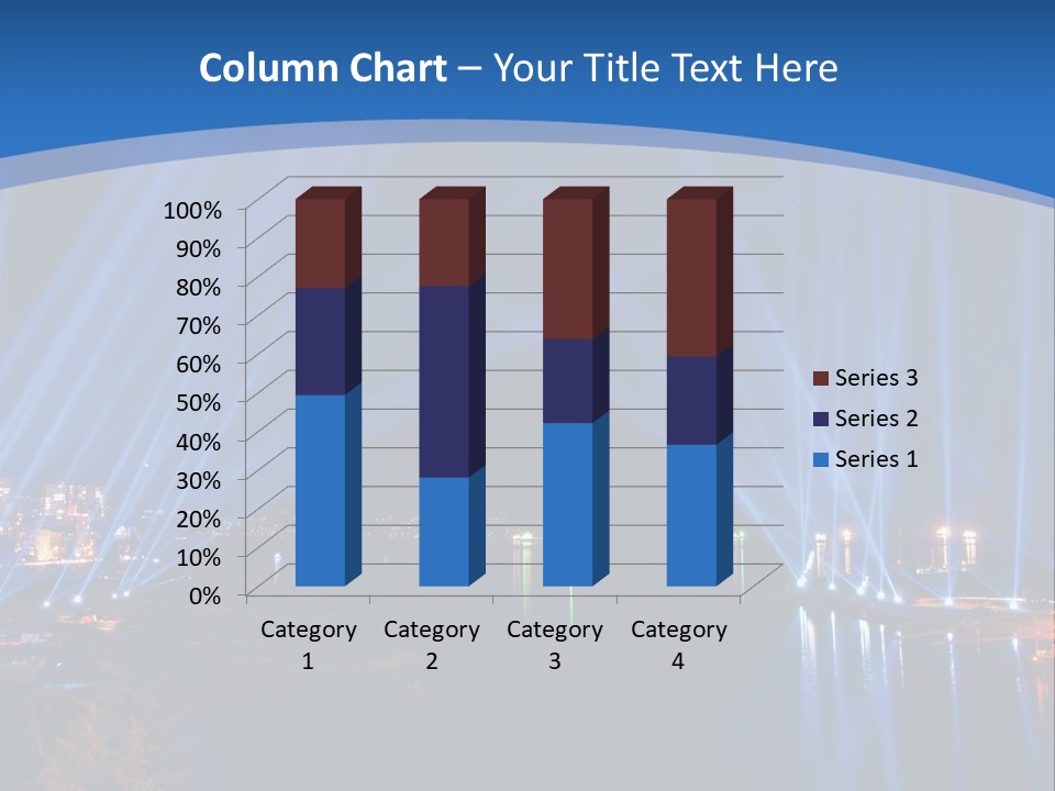 Night City Lights PowerPoint Template