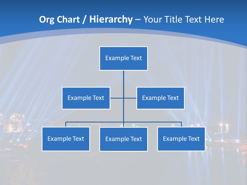 Night City Lights PowerPoint Template