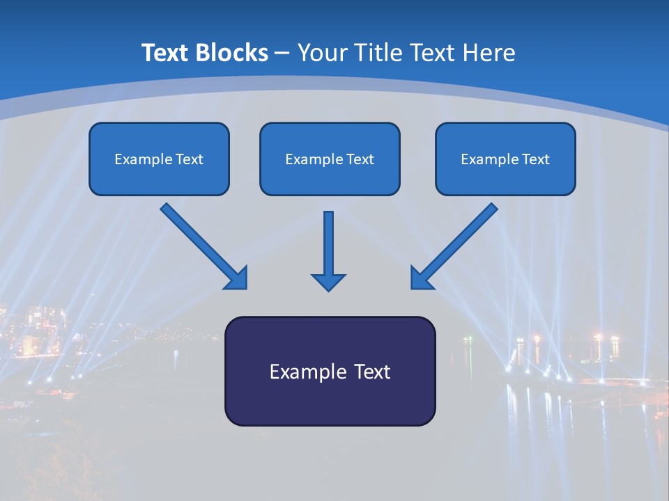 Night City Lights PowerPoint Template