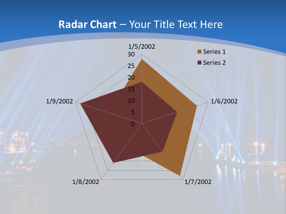 Night City Lights PowerPoint Template