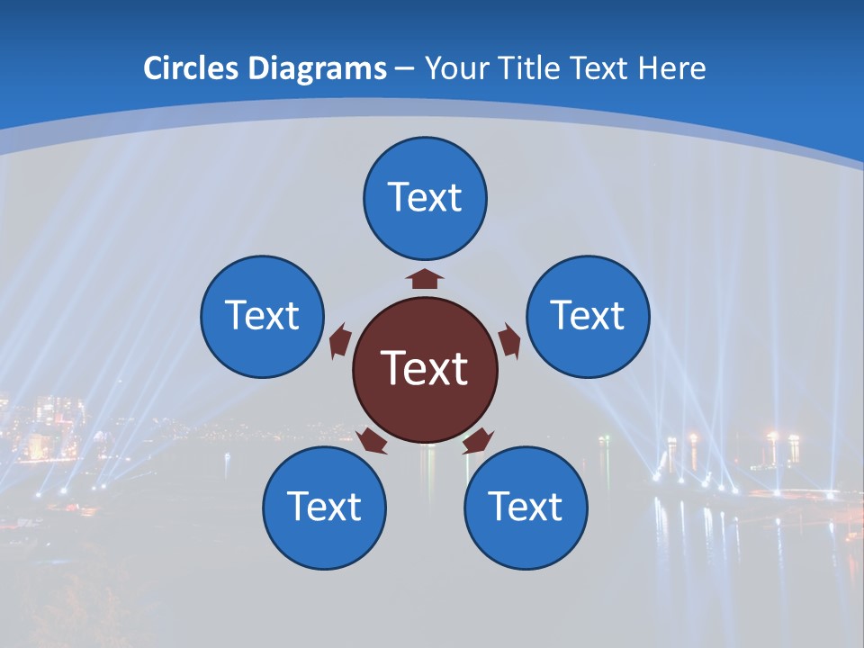 Night City Lights PowerPoint Template