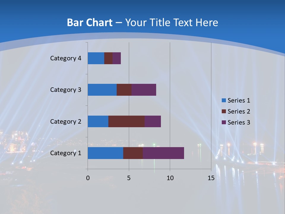 Night City Lights PowerPoint Template