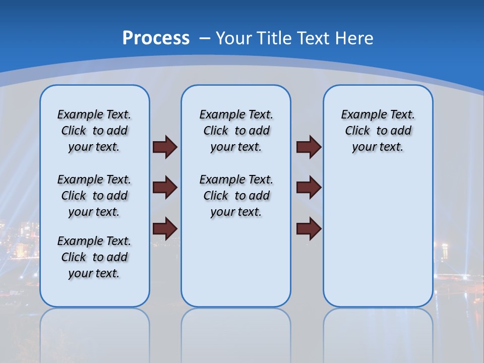Night City Lights PowerPoint Template