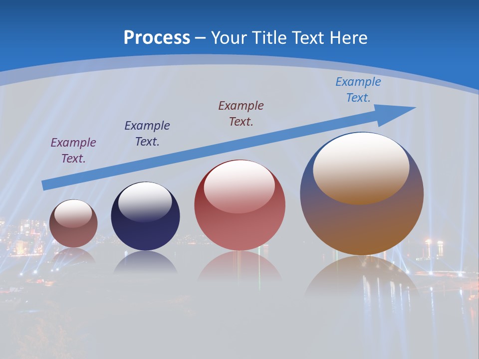 Night City Lights PowerPoint Template