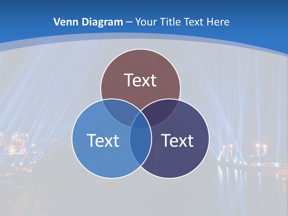 Night City Lights PowerPoint Template