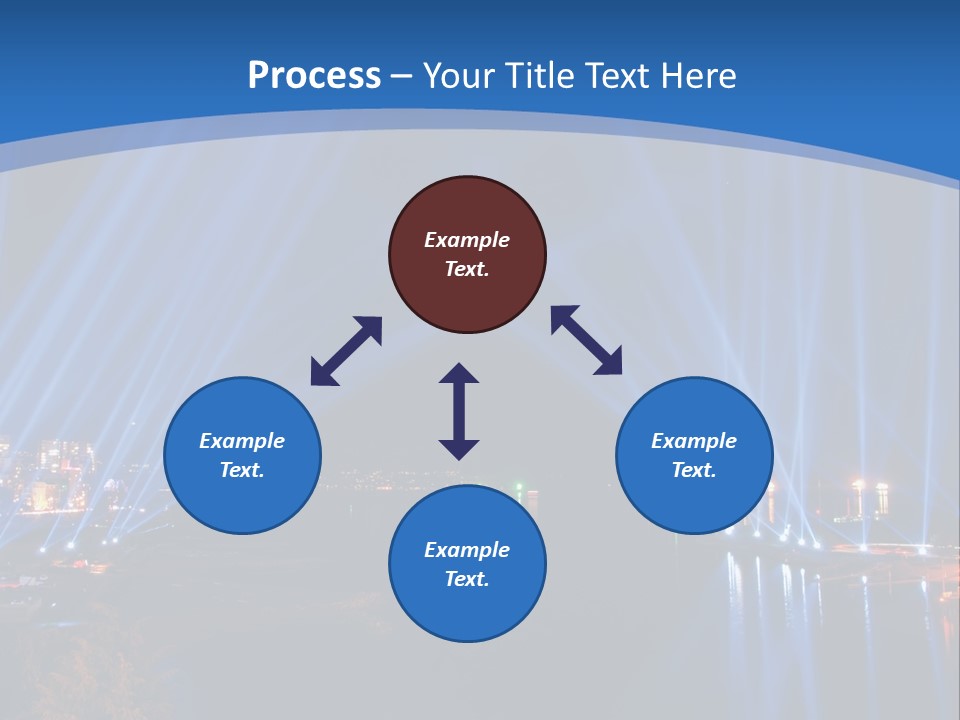 Night City Lights PowerPoint Template