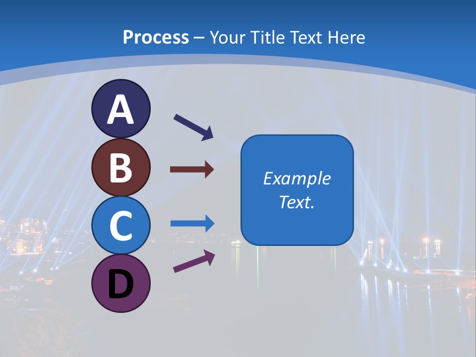 Night City Lights PowerPoint Template