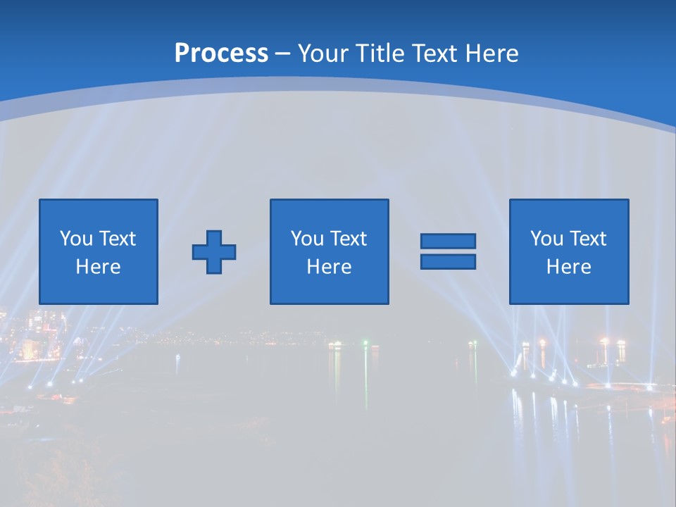 Night City Lights PowerPoint Template