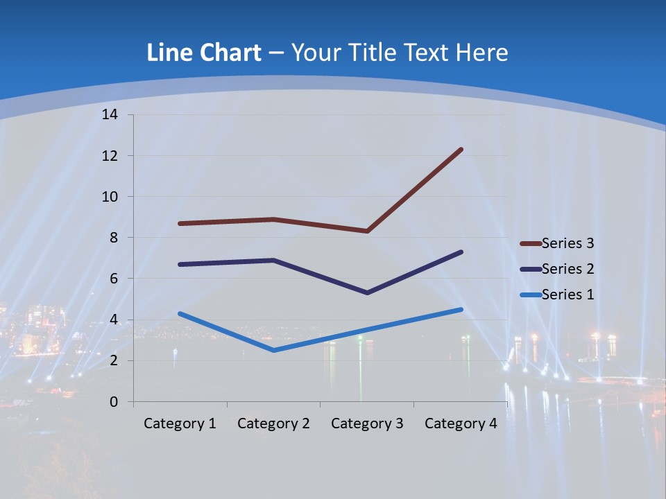 Night City Lights PowerPoint Template