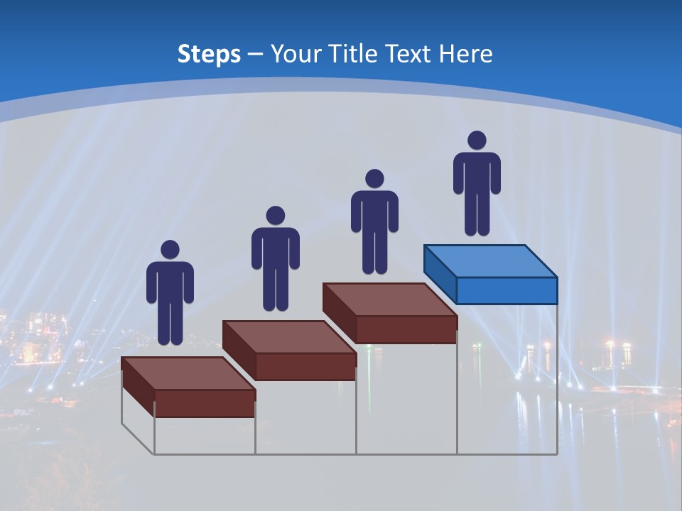 Night City Lights PowerPoint Template