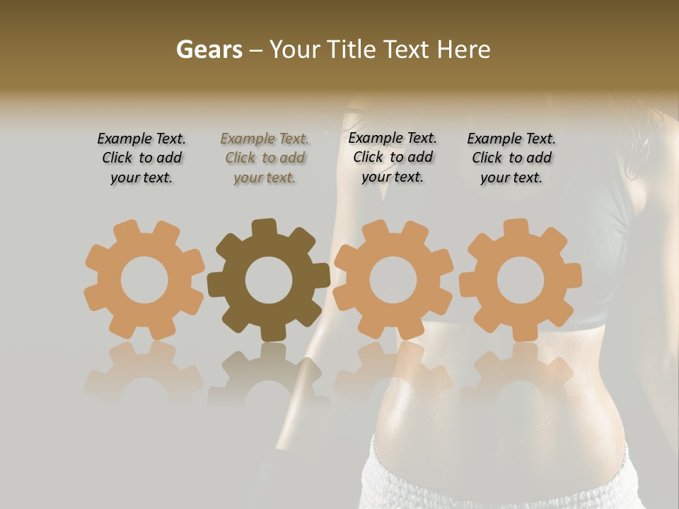 Gym Train Lifestyle PowerPoint Template