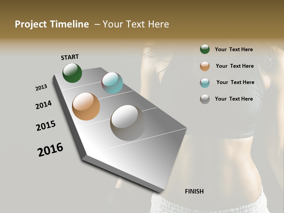 Gym Train Lifestyle PowerPoint Template