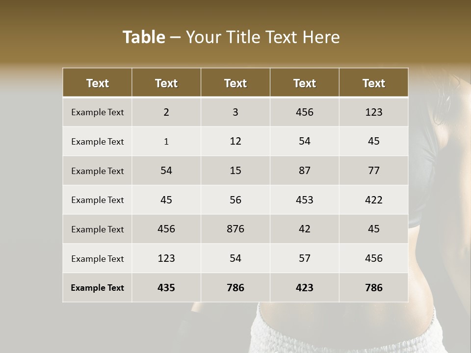 Gym Train Lifestyle PowerPoint Template