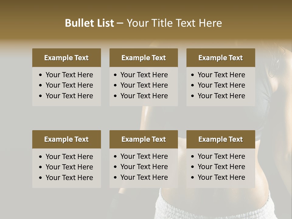 Gym Train Lifestyle PowerPoint Template