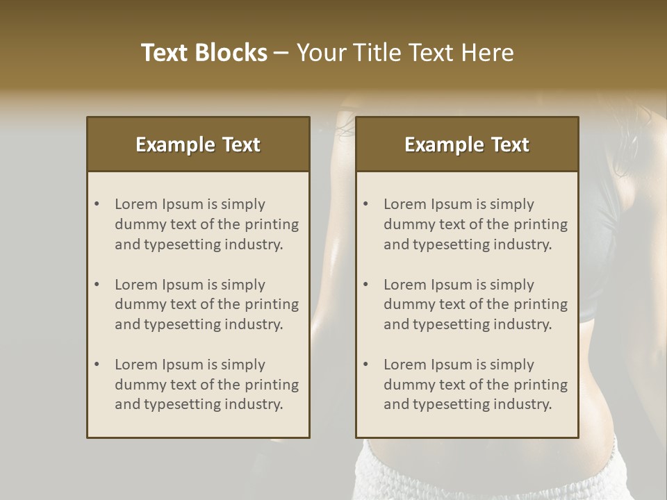 Gym Train Lifestyle PowerPoint Template
